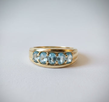 VIntage Blue Topaz Ring