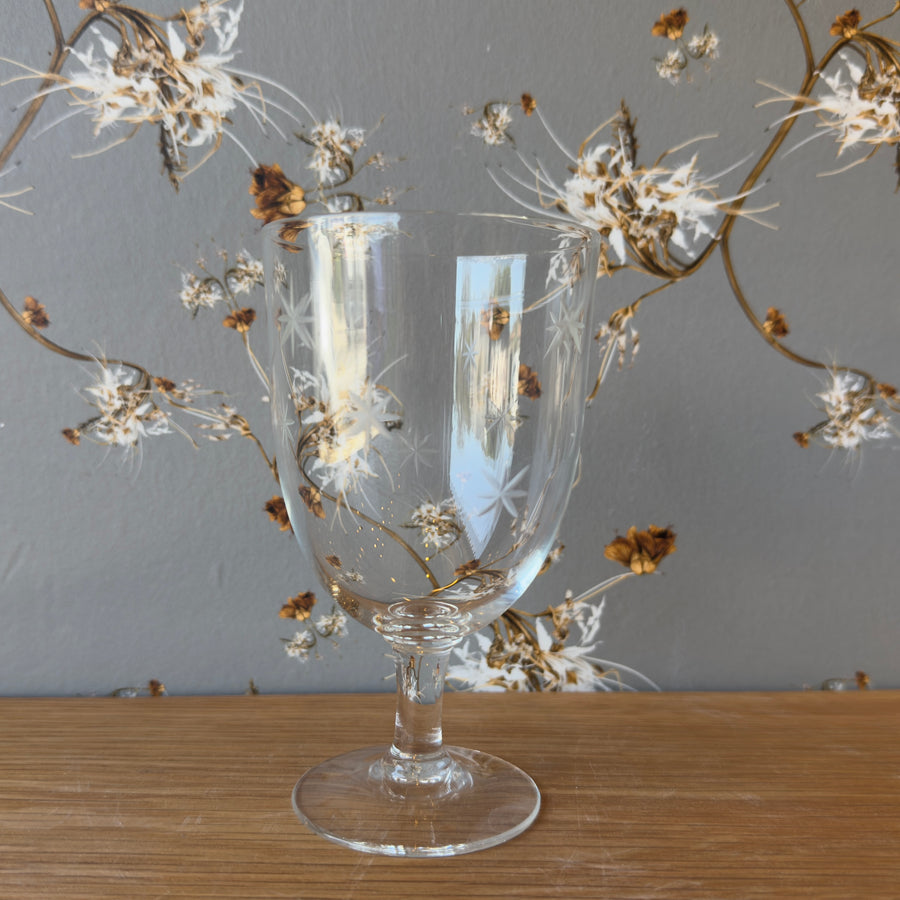 VIntage Starbust Glass
