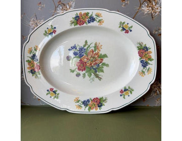 Vintage Mayfair Floral Platter