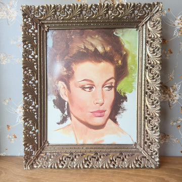 Vintage filagree frame