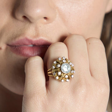 VintageRoyaltyRingwithRoseCutDiamond