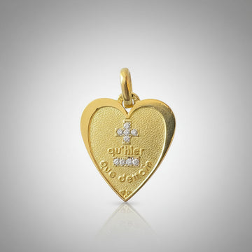 Vintage A. Augis Heart Charm