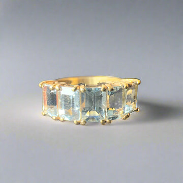Vintage Aquamarine Ring