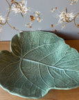 Vintage Cabbage Leaf Dish
