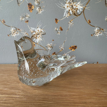 Vintage Handblown Glass Bird