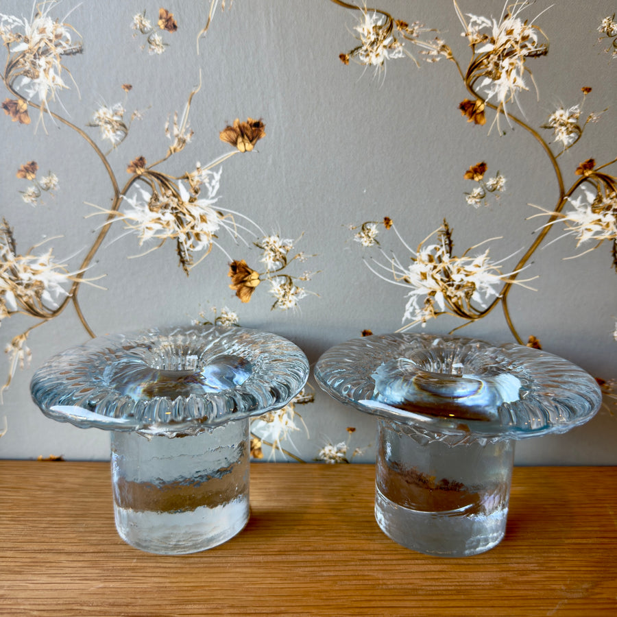 Vintage Mushroom Candle Holders