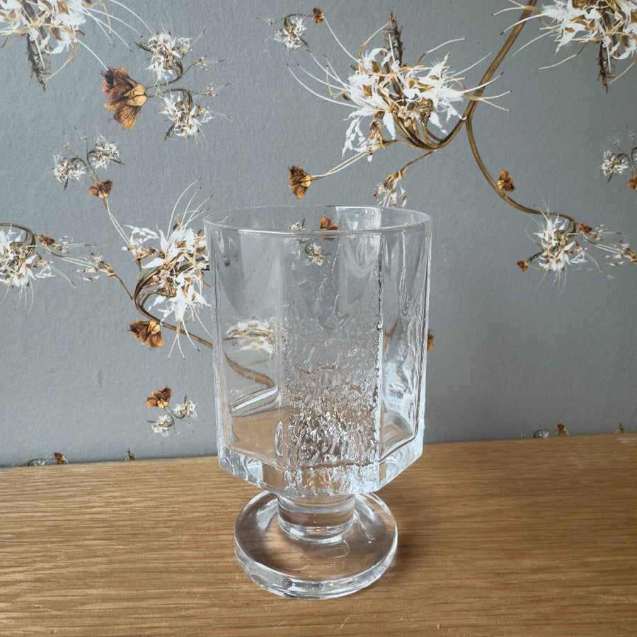 Vintage Stemmed Wine Glasses