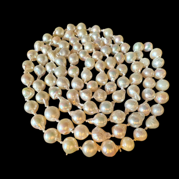 Vintage White Akoya Baroque Pearls