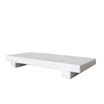 White Marble Trivet Riser