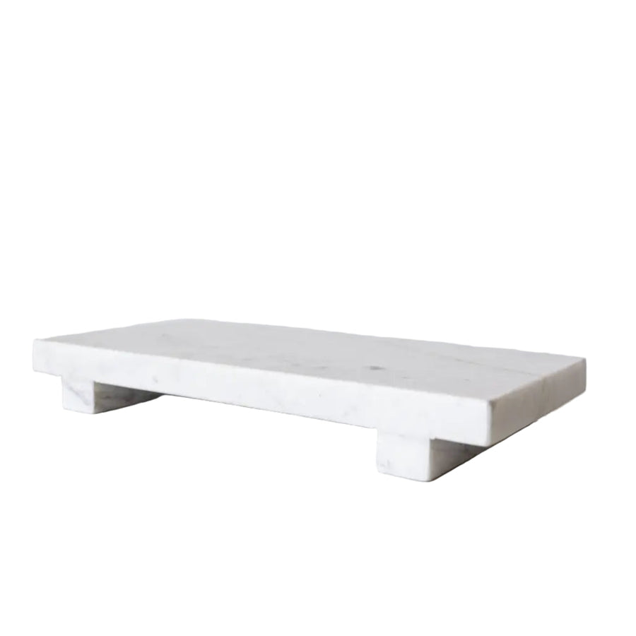White Marble Trivet Riser
