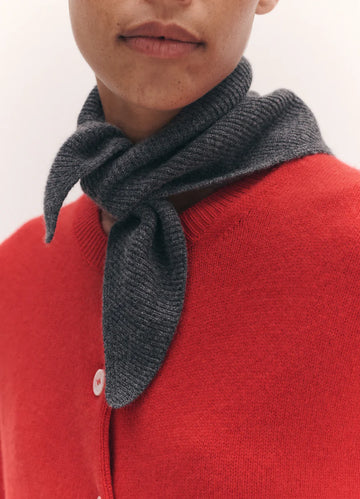 XL Fionn Cashmere Foulard in Derby Grey