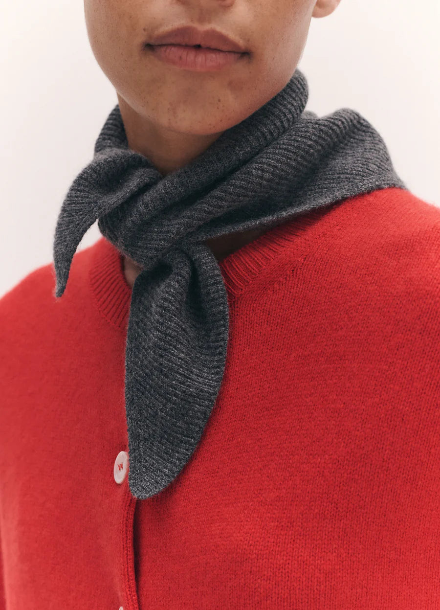 XL Fionn Cashmere Foulard in Derby Grey