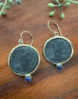 ancient roman coin earrings