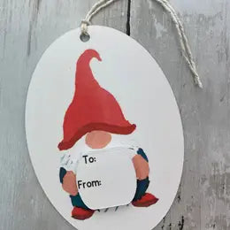 Handmade Gnome Gift/Tags Set of 4