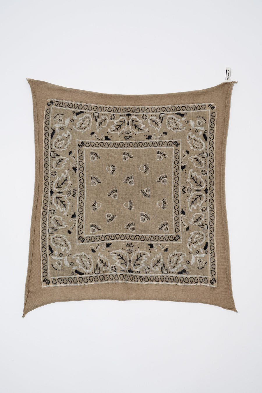 Cashmere Bandana in Khaki