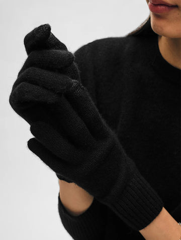 cashmere texting gloves