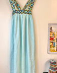 Syd Saturday Dolly Dress in Aqua
