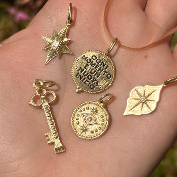 erica molinari gold key charm