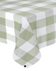 Palma Linen Tablecloth 63"x118" in Amande
