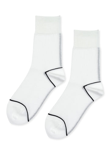 Outline Crew Socks