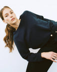 jamie haller daily sweatshirt navy 5