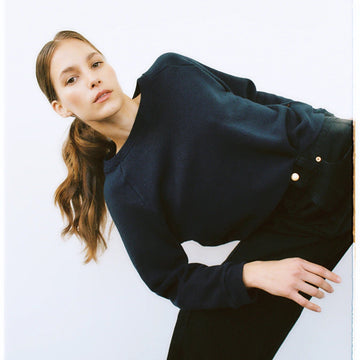 jamie haller daily sweatshirt navy 5