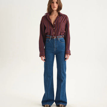 Jamie Haller Crease Jeans in Stone