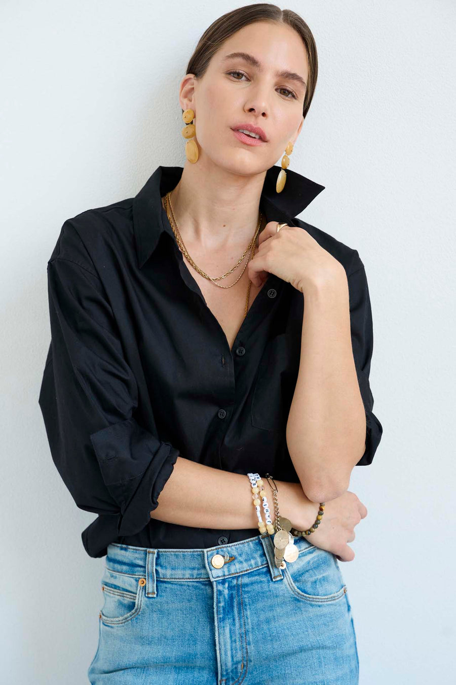 Jamie Haller Weekend Shirt in Black