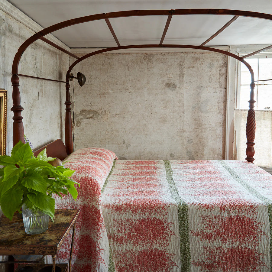 John Derian x Jeannette Farrier Isle King Quilt