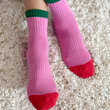 le bon color block pink