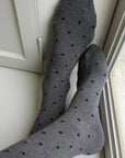 le bon sneaker sock grey black