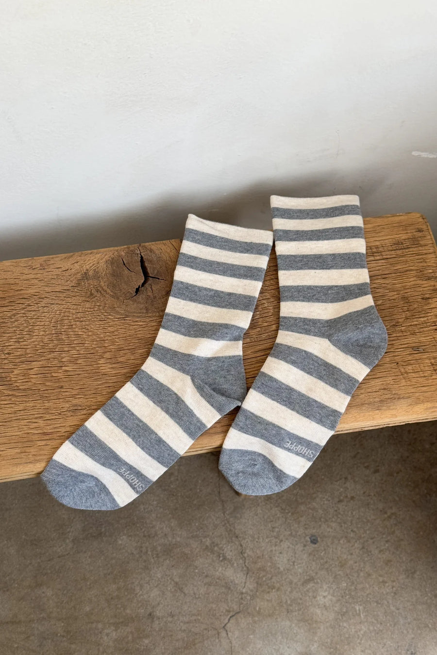 Le Bon Wide Stripe Wally Socks