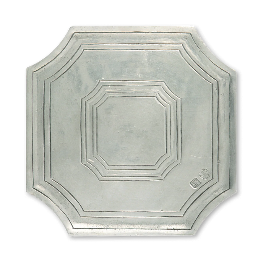 match octagonal bottle coaster