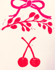 Minnieolga Paper Art Print Deux Cerises