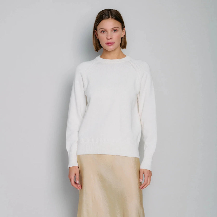 Organic by JP Cotton/Cashmere Sweatshirt Off White