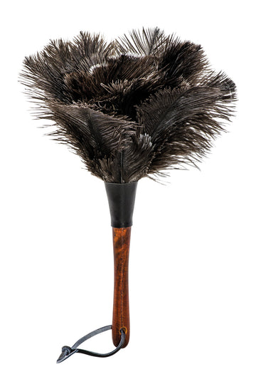 ostrich feather duster black
