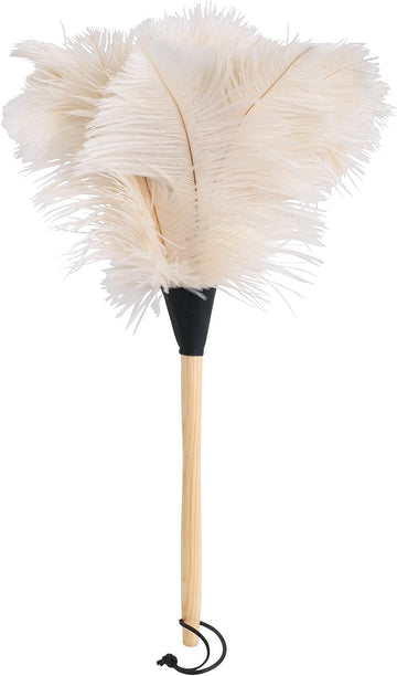 ostrich feather duster white