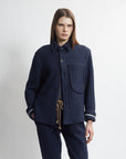 the salting dock shirt navy 