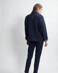 U Pocket Shirt Jacket in Navy