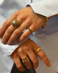 vintage 18k retro ring