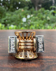 Vintage 18k Retro Ring