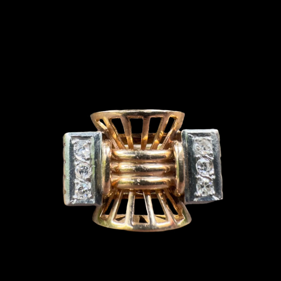vintage 18k retro ring