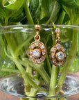 Vintage Drop Diamond Earrings