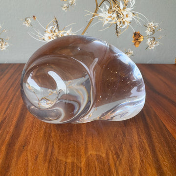 vintage shell paperweight