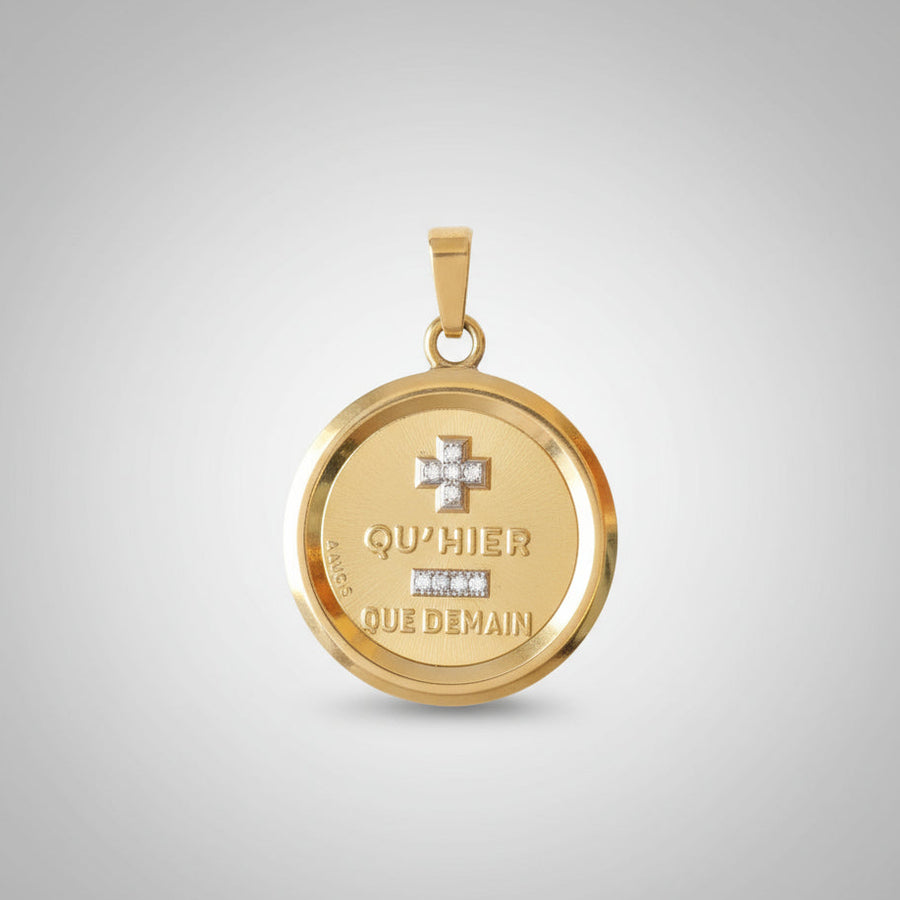 vintage a. augis diamond charm