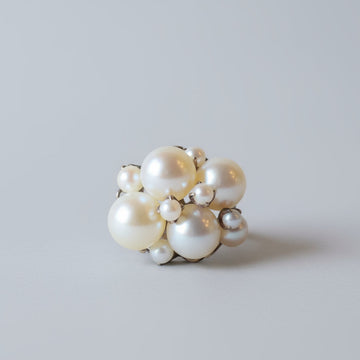 vintage akoya pearl ring
