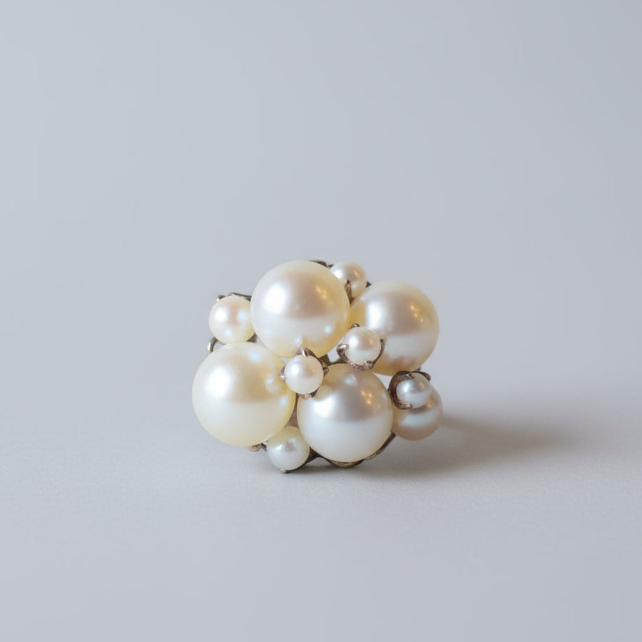 vintage akoya pearl ring