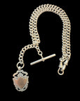 vintage albert watch chain necklace