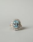 vintage aquamarine ring