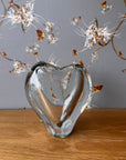 vintage heart vase